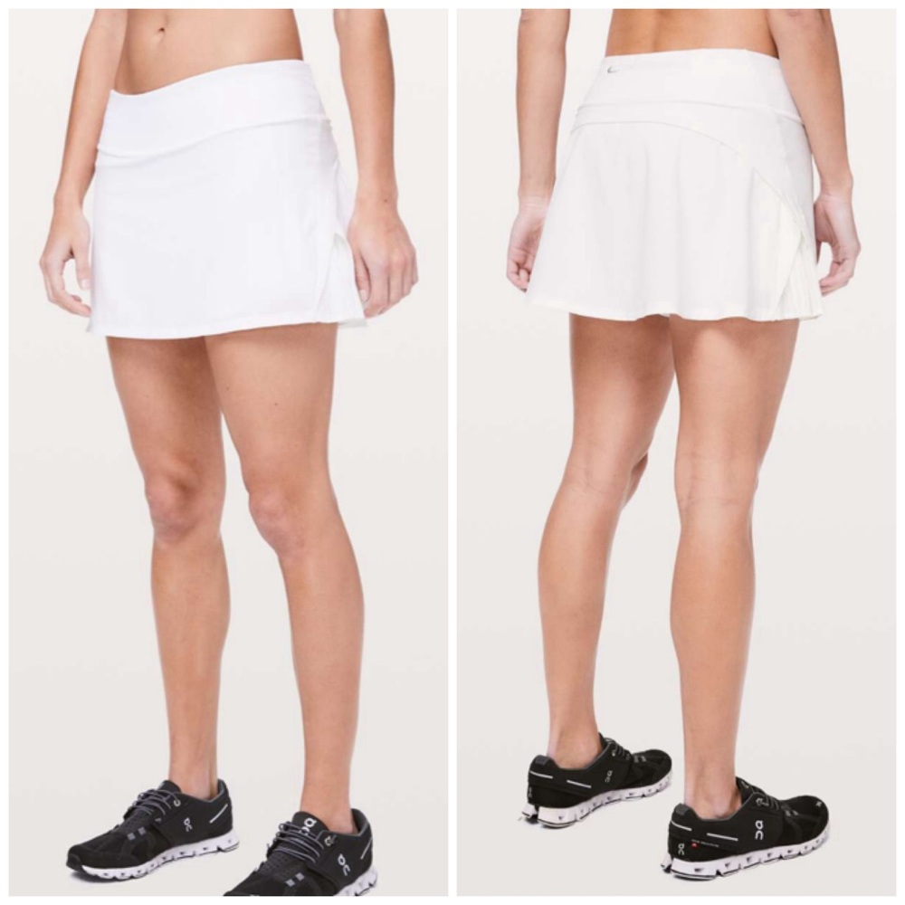 Lululemon Play Off The Pleats Skirt *13" White